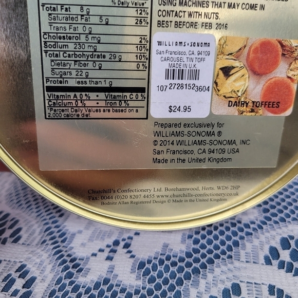 Churchill's of London English Toffee Made in England Collectible Tin - Picture 4 of 15